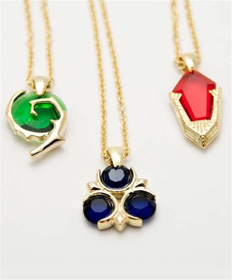 loz necklace|zelda necklace set.